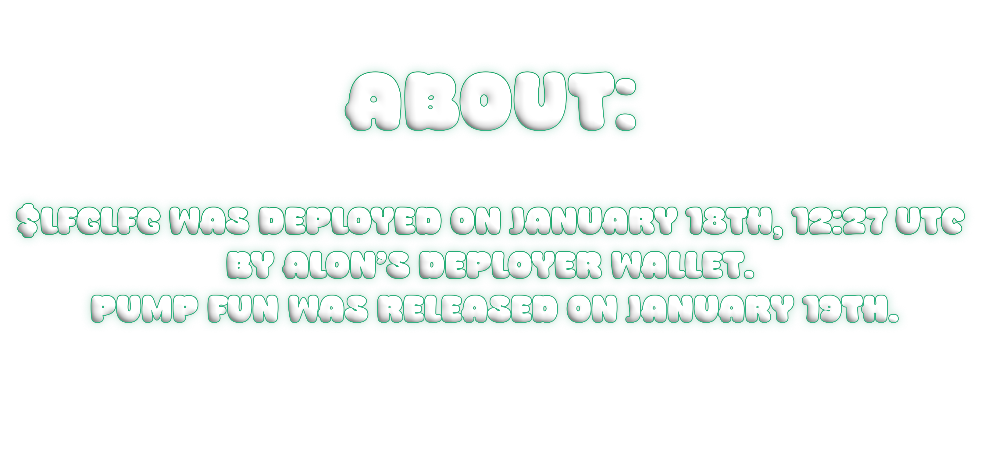 About LFGLFG - Deployed before Pump Fun