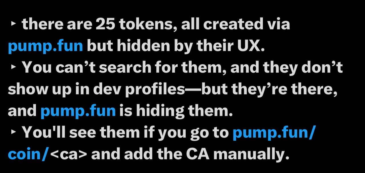 Hidden tokens explanation