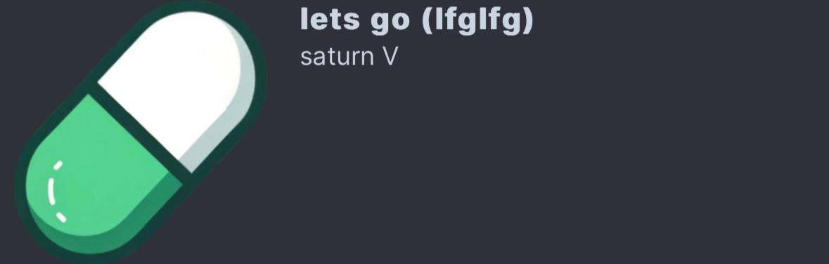 LFGLFG Saturn V logo